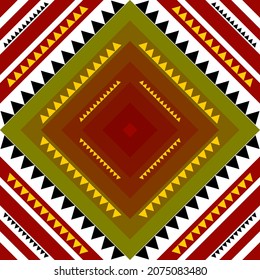 abstract ethnic geometric pattern design for background or wallpaper