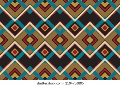 Abstract ethnic geometric pattern design for background or wallpaper, shirt designs, curtain patterns, pillow patterns, gift wrap