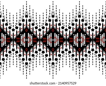 Resumen de diseño de patrones geométricos étnicos para fondo y fondo de pantalla. Patrón de rayas sin foco al estilo azteca. bordado popular.