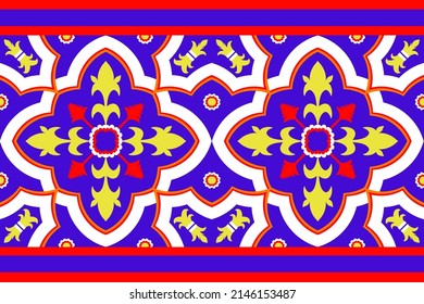Abstract ethnic geometric pattern design for background or wallpaper,fabric, curtain, carpet,clothing, wrapping,fashion,textile,seamless.