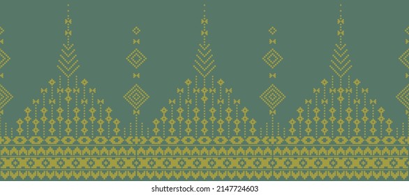 Abstract ethnic geometric pattern Design for fabric,curtain,background,carpet,wallpaper,clothing,wrapping, 
,lacing,weaving,embroidery,fabric, textiles,background,illustration vector,pattern backgroun