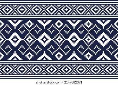 Abstract ethnic geometric pattern design for background or wallpaper.