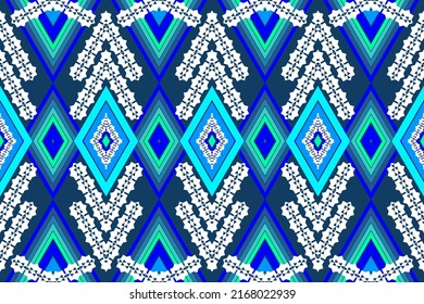 Abstract ethnic geometric pattern design for background or wallpaper.