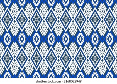 Abstract ethnic geometric pattern design for background or wallpaper.