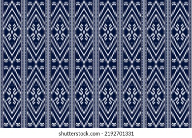 Abstract ethnic geometric pattern design for background or wallpaper.