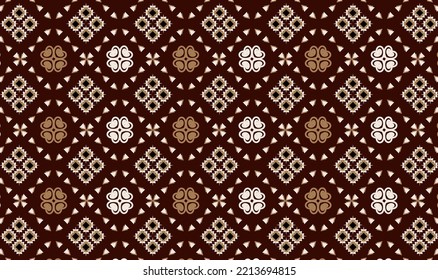 Abstract ethnic geometric pattern design for background or wallpaper