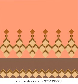 Abstract ethnic geometric pattern design for background or wallpaper,Ikat geometric folklore ornament. Tribal ethnic  texture.