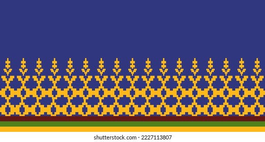 Abstract ethnic geometric pattern design.