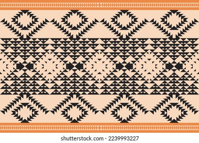 Resumen diseño de patrones geométricos étnicos para fondo.Textura vectorial étnica tribal.Patrón de tejido mandala nativa textil.Diseño de bordado