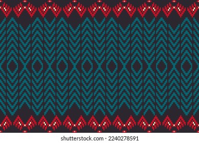 Abstract ethnic geometric pattern design for background.Tribal ethnic vector texture.Fabric pattern mandala native textile.Embroidery design