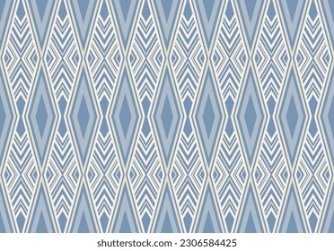 Abstract ethnic geometric pattern design for background or wallpaper.