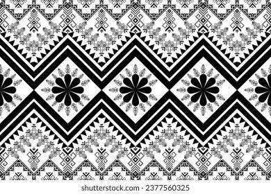 Abstract ethnic geometric pattern design for background or wallpaper.