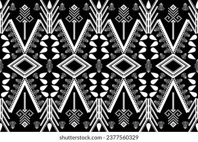 Abstract ethnic geometric pattern design for background or wallpaper.