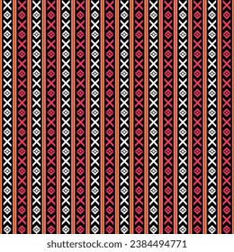 Abstract ethnic geometric pattern design for background or wallpaper, vector illustration. 