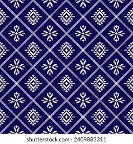Abstract ethnic geometric pattern design for background or wallpaper,other print,Vector illustration embroidery style