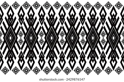 Abstract ethnic geometric pattern design for background or Wallpaper 
Geometric Ethnic Pattern Design Background Wallpaper
Festive Sweater Design. Seamless Knitted Pattern, Ethnic geometric design