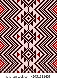 Abstract ethnic geometric pattern design for background or Wallpaper 
Festive Sweater Design. Seamless Knitted Pattern, Geometric Ethnic Pattern Design 