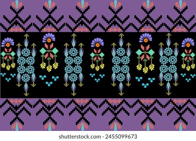 Abstract ethnic geometric pattern design for background or wallpaper.
Figure tribal embroidery. Indian, Scandinavian, Gypsy, Mexican, folk pattern.