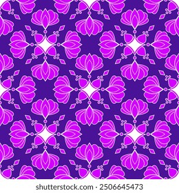 Abstract ethnic geometric pattern design flower for background or Wallpaper.

