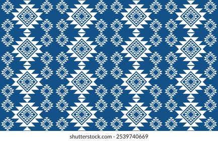 Abstract ethnic geometric pattern design for background wallpaper Batik fabric and Embroidery.Seamless pattern design for clothing, bag,carpet. 