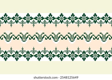 Abstract ethnic geometric pattern design for background or wallpaper Seamless pattern in tribal,folk embroidery,and Mexican style.Aztec geometric art ornament print.Design for carpet,wallpaper, clothi