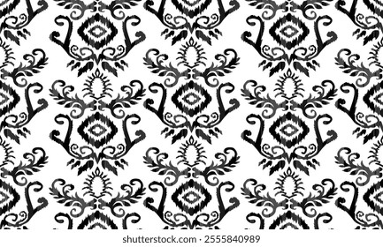 Abstract ethnic geometric pattern design for background or wallpaper.