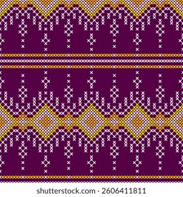 Abstract ethnic geometric pattern design for background or Wallpaper.