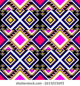 Abstract ethnic geometric pattern design for background or Wallpaper.