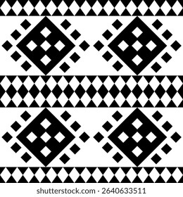 Abstract ethnic geometric pattern design for background or Wallpaper.