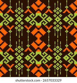 Abstract ethnic geometric pattern design for background or Wallpaper.