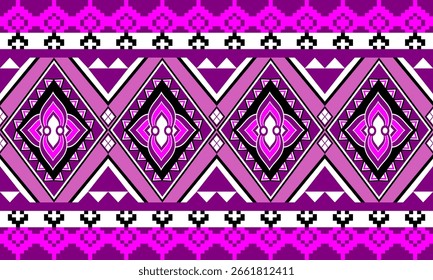 Abstrakte ethnische geometrische Muster Design für Hintergrund oder Wallpaper.