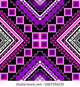 Abstrato design de padrão geométrico étnico para fundo ou Wallpaper.Design para têxtil, tecido, batik, kaftan, fibras.