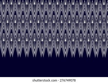 Abstract ethnic geometric pattern design for background or wallpaper.