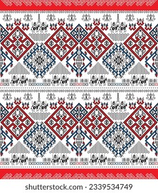 Abstract Ethnic Geometric pattern. Phu Thai style.geometric ethnic pattern design seamless ethnic pattern concept. abstract monochrome geometric pattern. design fabric. carpet. wallpaper. batik. 