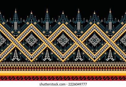 abstract ethnic geometric pattern vector. Native African American Mexican Aztec motif and bohemian pattern vector elements. designed for background, wallpaper, print, wrapping,tile.vector Aztec motif 