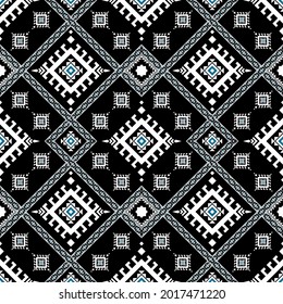 Abstract ethnic geometric pattern,print,border,tradition,ethnic oriental floral seamless pattern,illustration,Gemetric ethnic oriental ikat pattern traditional
