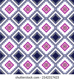 Abstract ethnic geometric patterns colorful design for background or wallpaper.