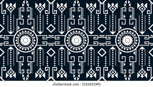Abstract ethnic geometric print pattern design repeating background texture in black and white. EP.15.Vintage ornament print. Great for fabric and textile, wallpaper, packaging.Design for carpet