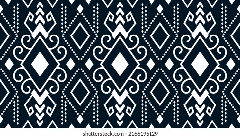 Abstract ethnic geometric print pattern design repeating background texture in black and white. EP.18.Vintage ornament print. Great for fabric and textile, wallpaper, packaging.Design for carpet