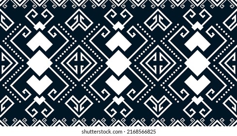 Abstract ethnic geometric print pattern design repeating background texture in black and white. EP.24.Vintage ornament print. Great for fabric and textile, wallpaper, packaging.Design for carpet