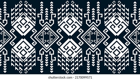 Abstract ethnic geometric print pattern design repeating background texture in black and white. EP.28.Vintage ornament print. Great for fabric and textile, wallpaper, packaging.Design for carpet