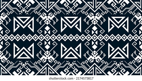 Abstract ethnic geometric print pattern design repeating background texture in black and white. EP.44.Vintage ornament print. Great for fabric and textile, wallpaper, packaging