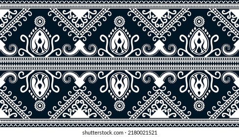 Abstract ethnic geometric print pattern design repeating background texture in black and white. EP.83.Vintage ornament print. Great for fabric and textile, wallpaper, packaging