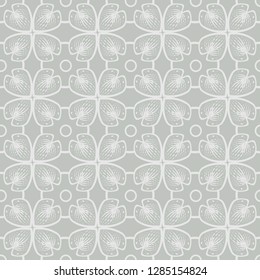 Abstract ethnic geometric seamless pattern. Stylization of Asian print
