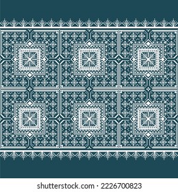 abstract ethnic geometric seamless pattern design for background or wallpaper