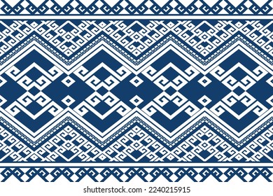 Abstract ethnic geometric seamless pattern traditional Tribal ethnic vector texture Design for background,wallpaper,carpet,clothing,wrapping,batik,fabric,cover. Vector illustration. Embroidery style.