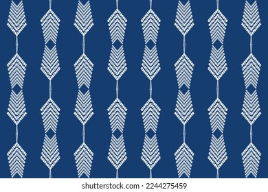 Abstract ethnic geometric seamless pattern traditional Tribal ethnic vector texture Design for background,wallpaper,carpet,clothing,wrapping,batik,fabric,cover. Embroidery style. Vector illustration.