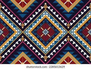 Resumen geométrico étnico, patrón sin fisuras, diseño gráfico de diseño geométrico diseño geométrico sin costura para papel de envoltura de regalo, alfombra, papel pintado, ropa, envoltura, tela, textil, etc.
