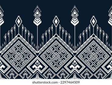 Abstract ethnic geometric, seamless pattern, graphic design geometric print pattern geometric seamless design for gift wrapping paper, carpet, wallpaper, clothing, wrap, fabric, cover, textile, Etc.