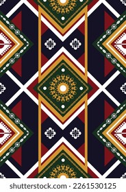 Abstract ethnic geometric,seamless pattern, graphic design geometric print pattern geometric seamless design for gift wrapping paper, carpet,wallpaper, clothing, wrap, fabric, cover, textile